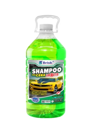 Shampoo con cera brisk 1GL.