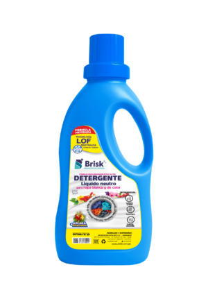 Detergente liquido brisk con abrillantador 1LT.